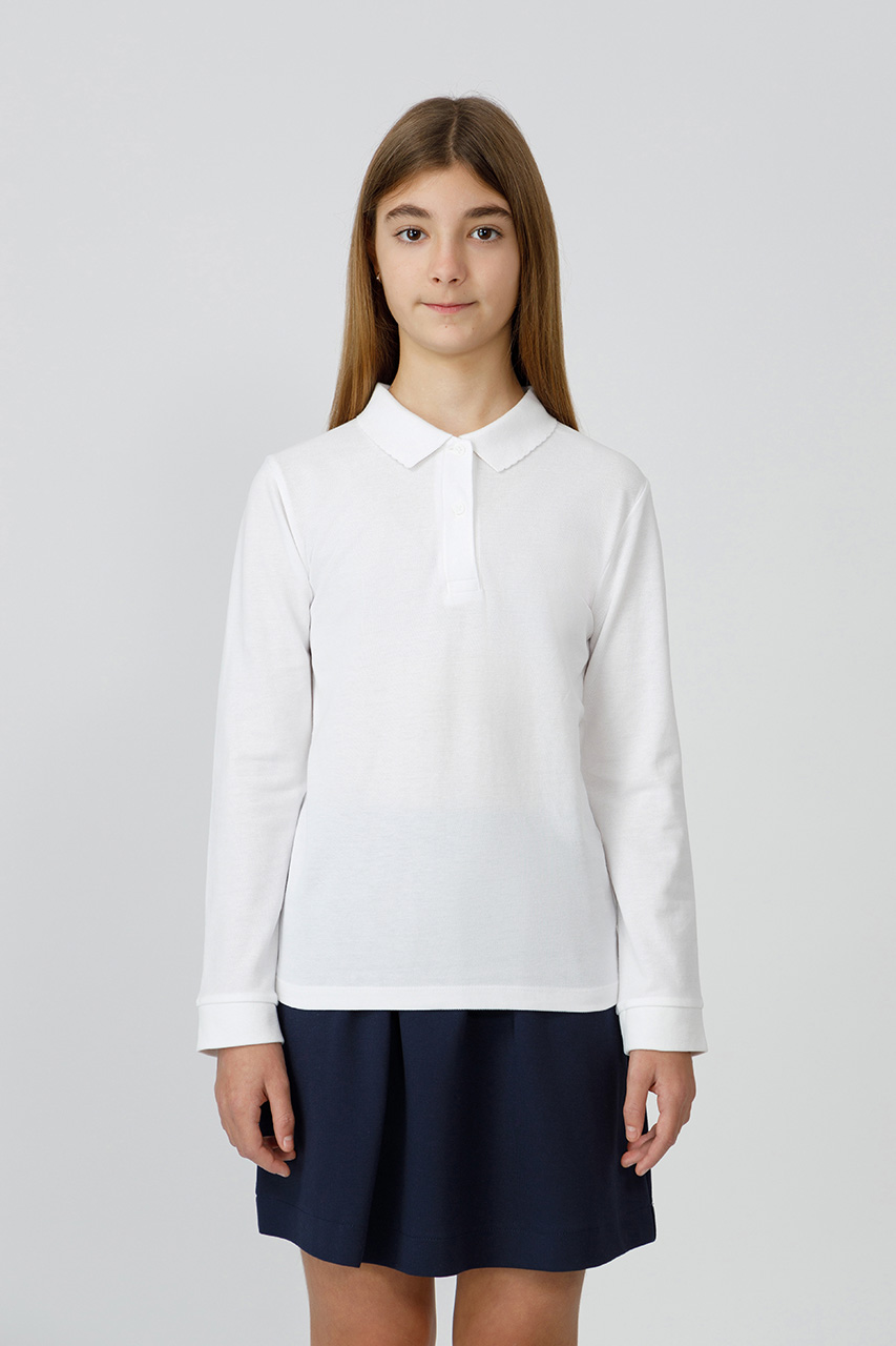 Tricou polo slim fete 998F